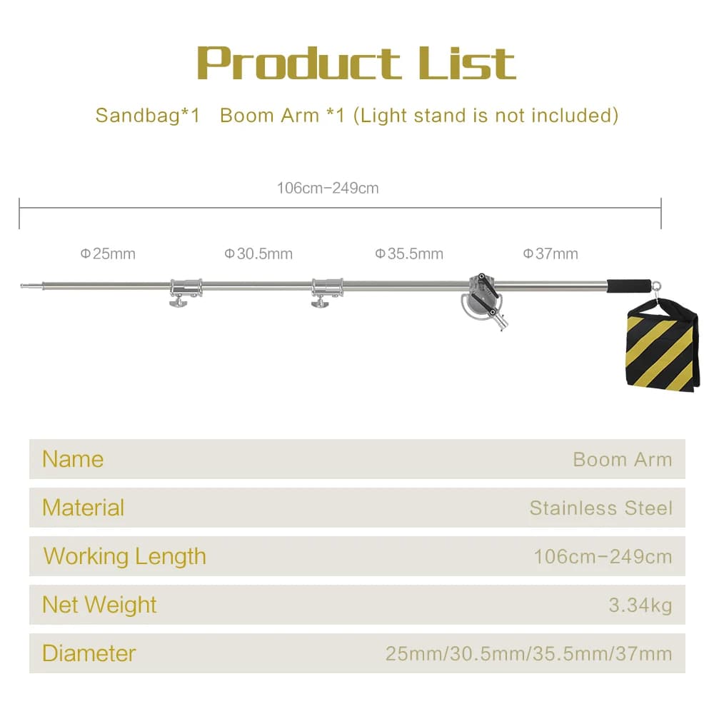 Stainless Steel Tripod Lifting Stand