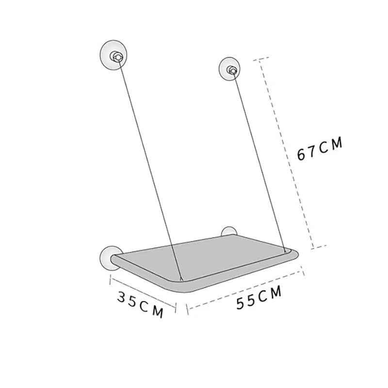 Hanging Cat Hammock Bed for Windows