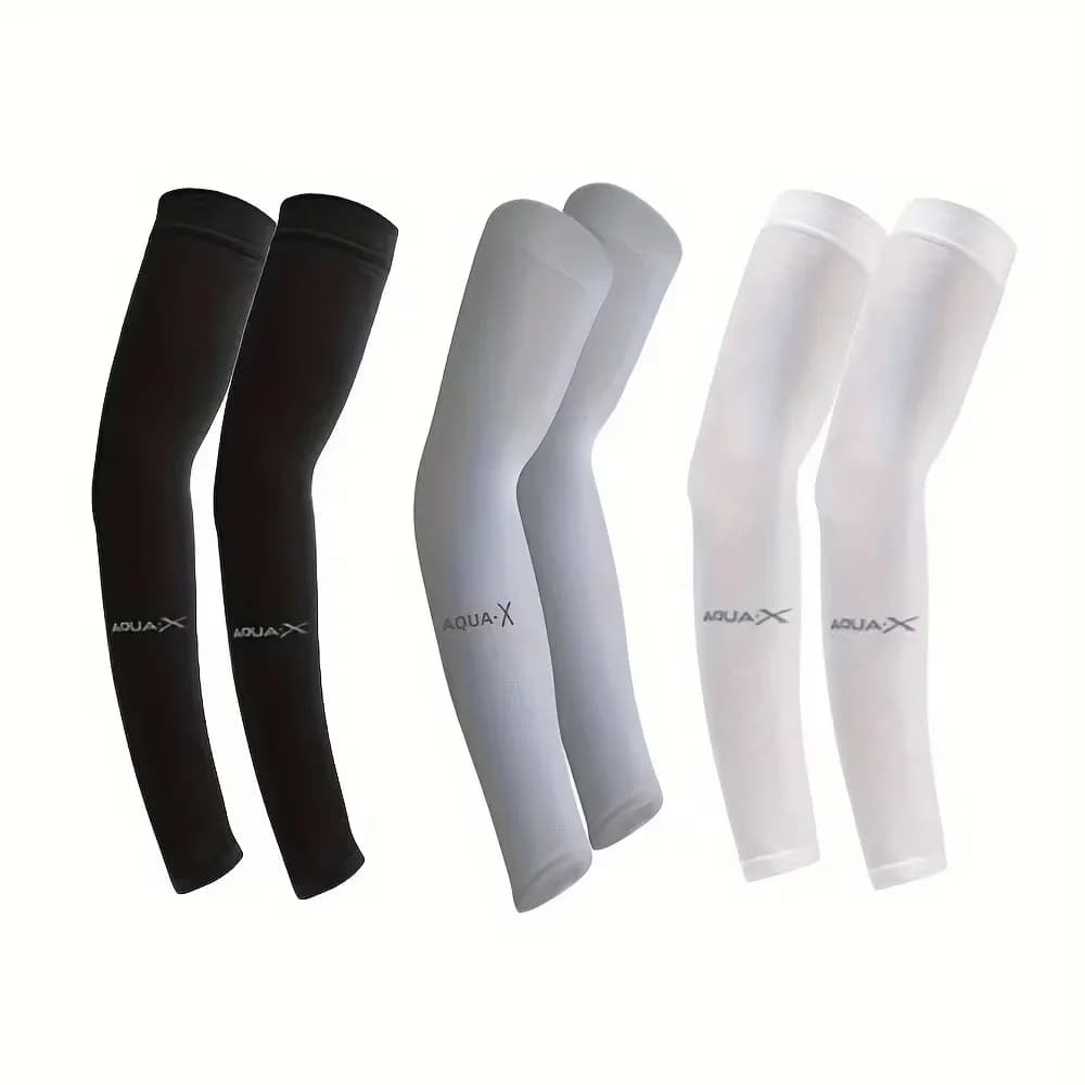 3 Pair of Breathable Sun Protection Sleeves - Breathable & UV Protective Gear for Sports, Driving, Outdoor Adventures
