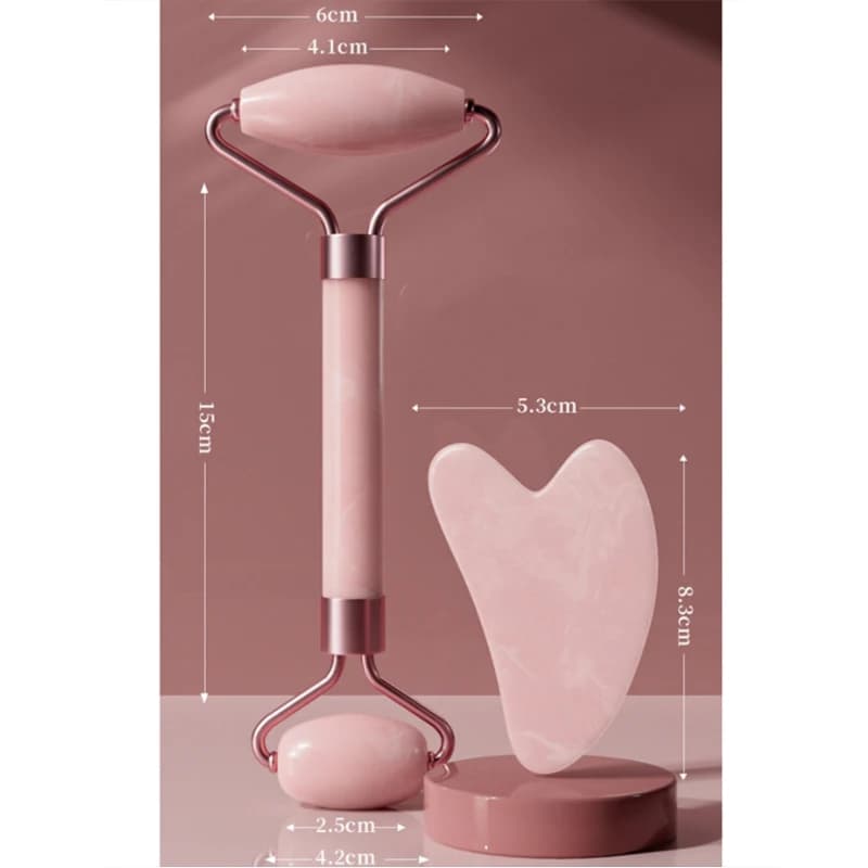 Jade and Crystal Facial Massage Roller