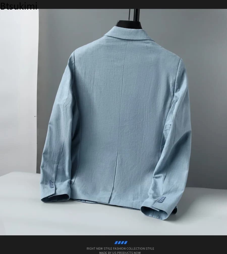 Men's Breathable Linen Blazer