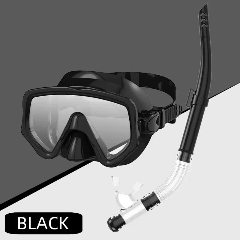 Adult Panoramic Diving Mask Snorkel Set