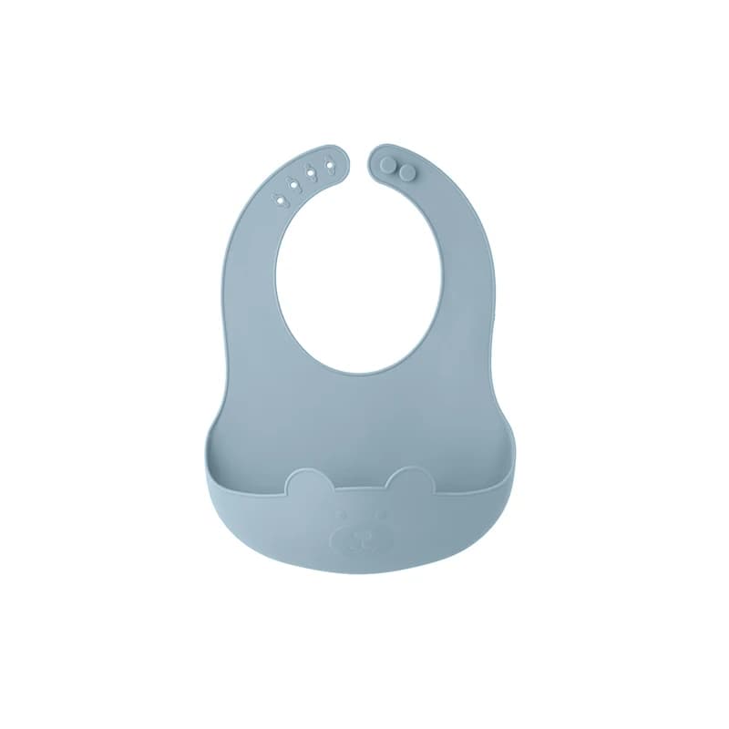 Silicone Baby Bib, Lightweight Foldable Design