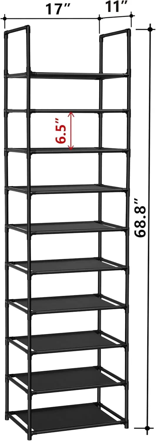 Heavy Duty Steel Shoe Rack 25 Pairs