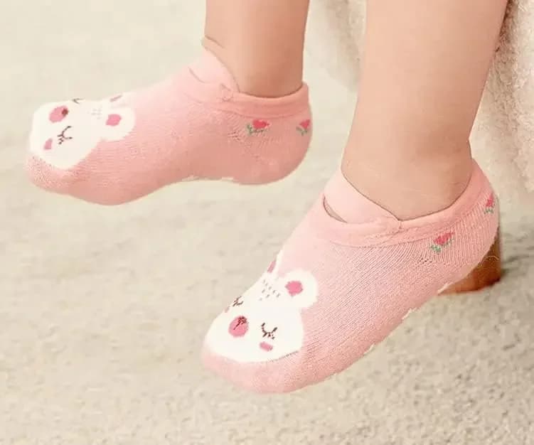 Kids Non-Skid Toddler Socks with Grip Sole