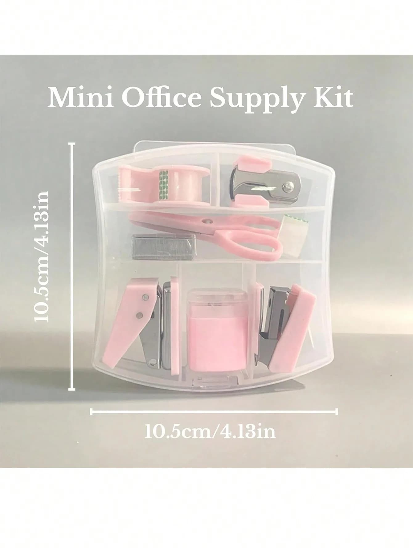 8pcs Mini Office Supply Kits Mini School Supplies – includes Mini Stapler,Scissors, Staple Remover, Staples, Tape Dispenser