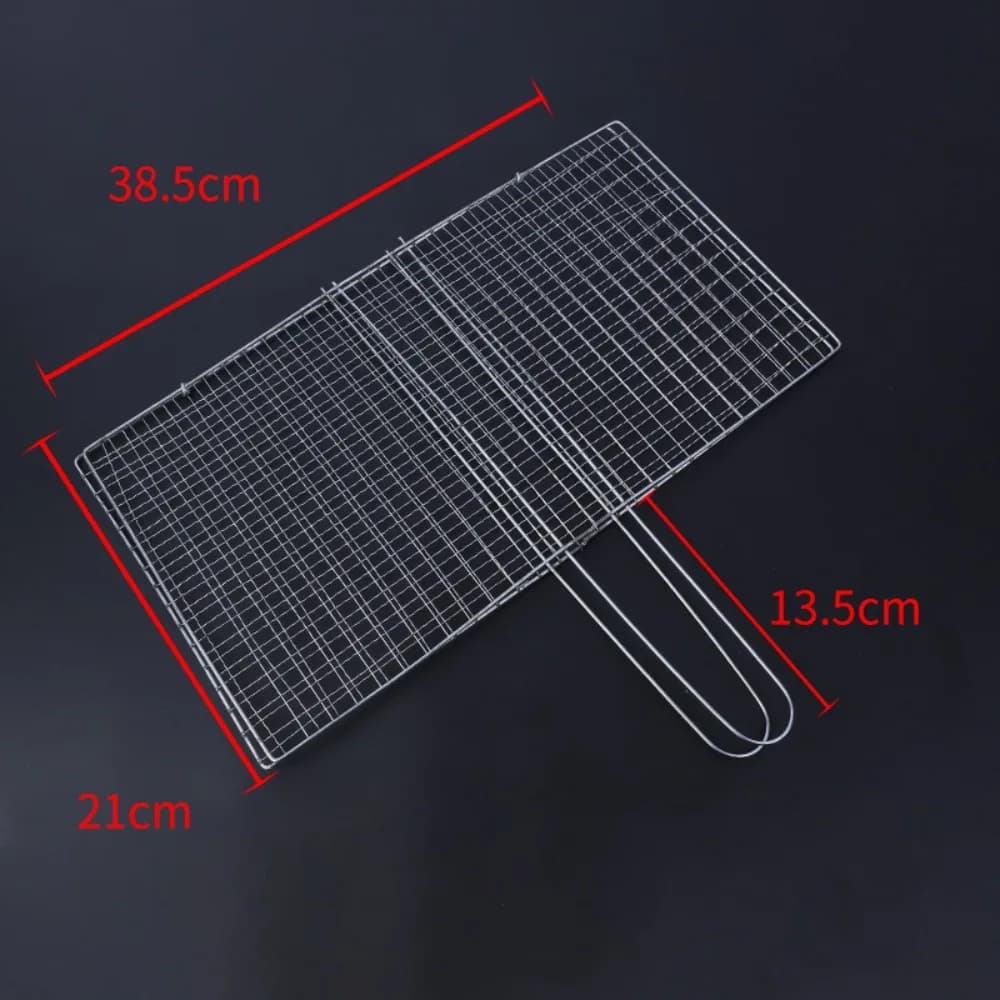 1set Barbecue Grilling Basket Grill BBQ Net Steak Meat Fish Net Siz Vegetable Kitchen BBQ Tools
