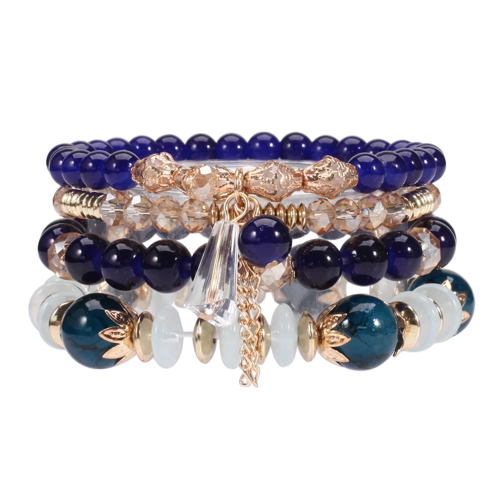 Bohemian Stackable Bead Bracelets