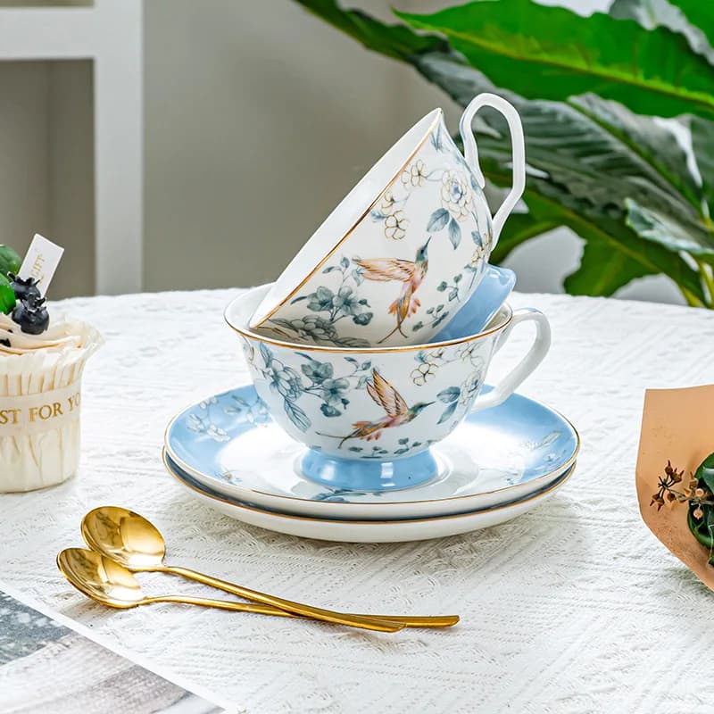 Ceramic Tea and Coffee Set for Two