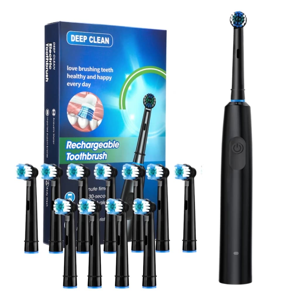 Electric Rotary Toothbrush With Smart Timer