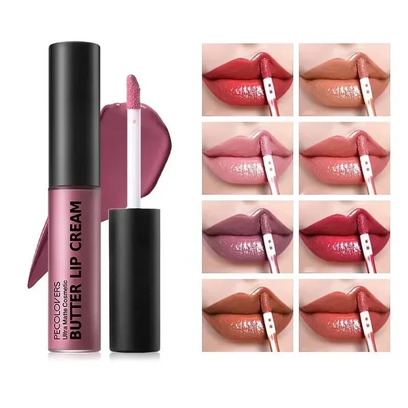 Matte Nude Lipstick Set with 20 Colors