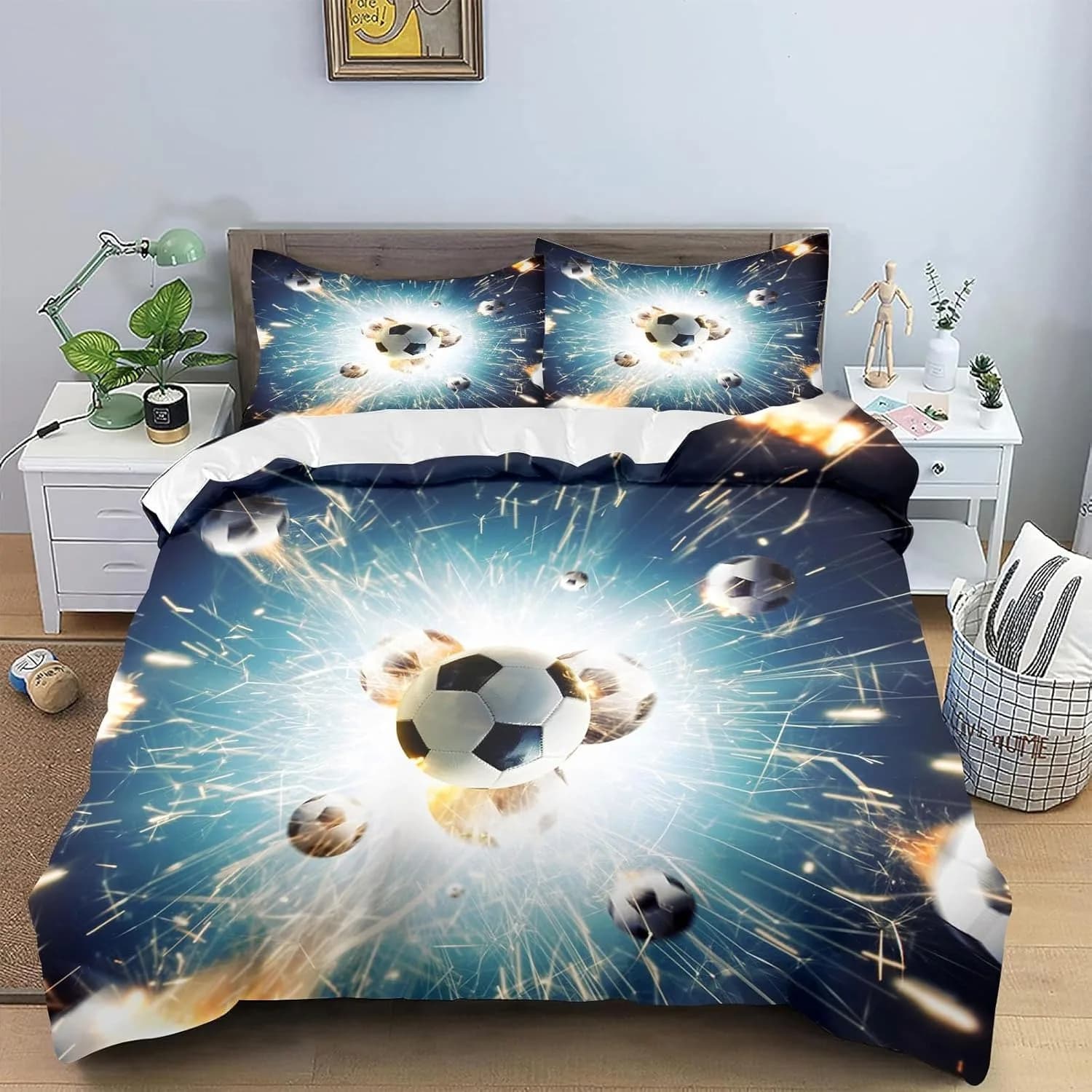 Football Microfibre Duvet Cover Set