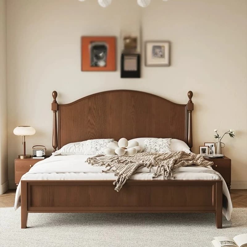 Wooden Nightstands Beds Nightstands Boys Master Double Beds Elevated Storage Kids Camarotes Para Dormitorio Bedroom Furniture