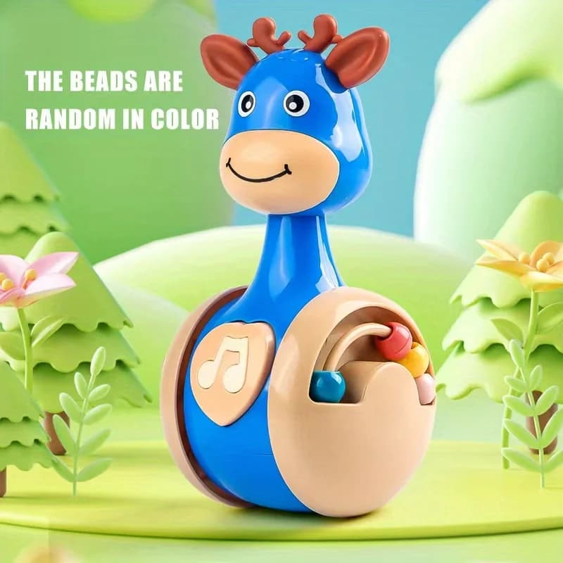 Roly Poly Baby Toys 6 to 12 Months, Tumbler Wobbler Toys for Infant Boy Girl - Perfect for Learning to Climb & Early Education!