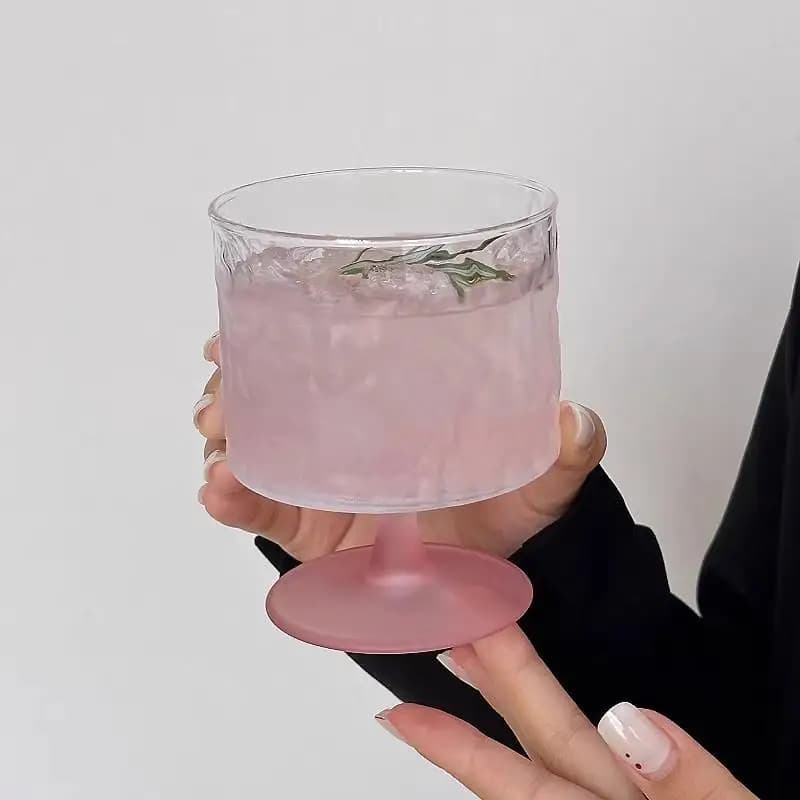 Reusable Glass Drinkware Cup