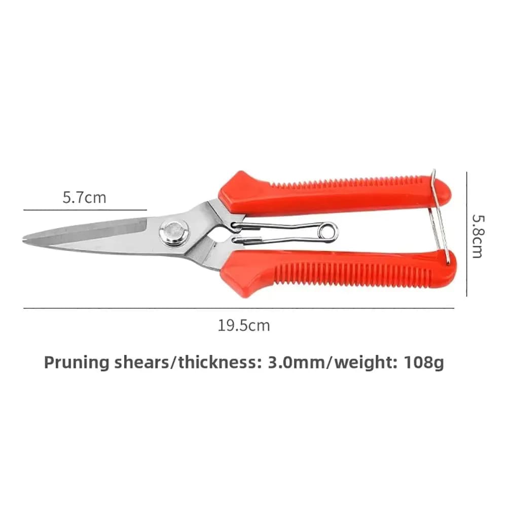 Straight Head Pruning Shears