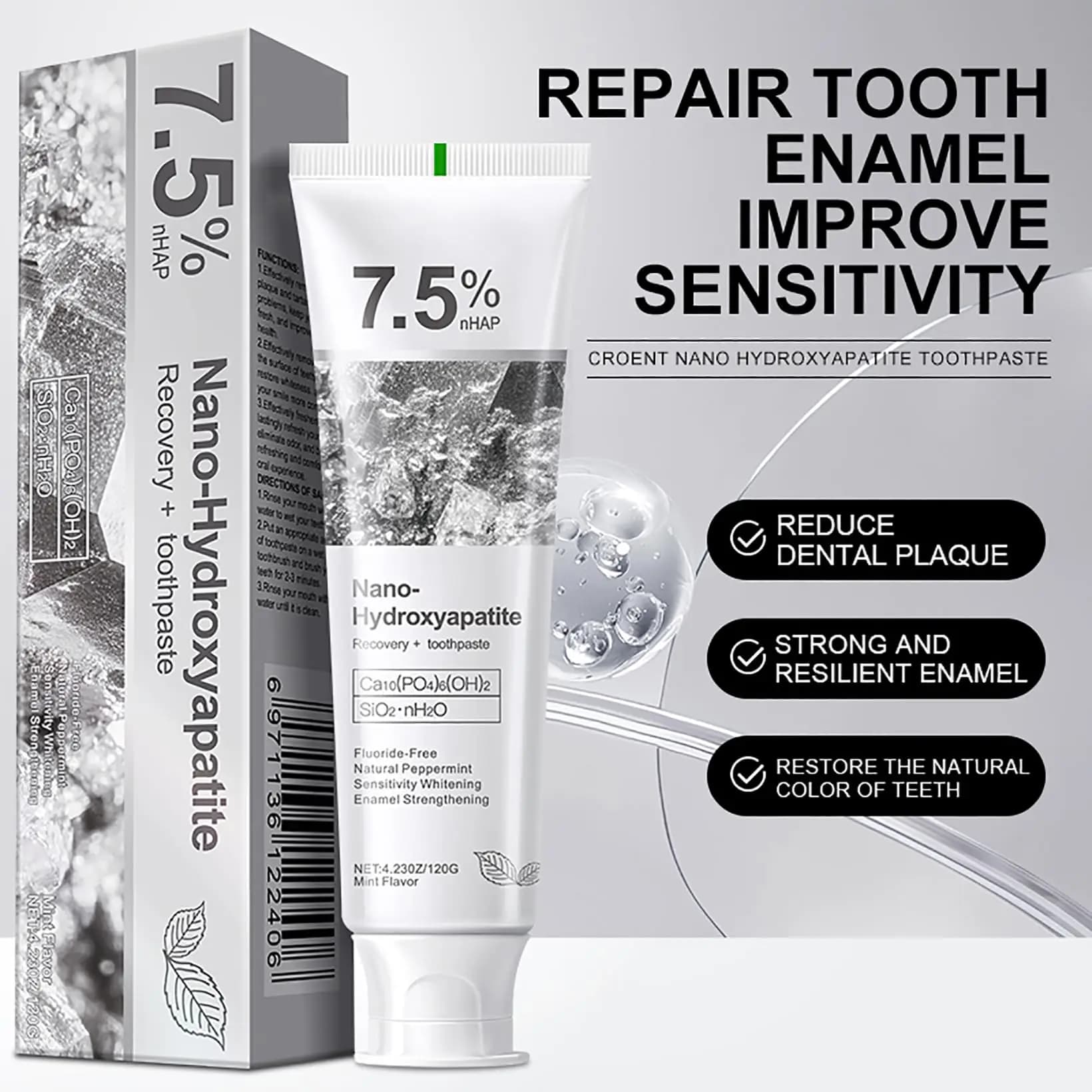 Hydroxyapatite Toothpaste for Sensitive Teeth