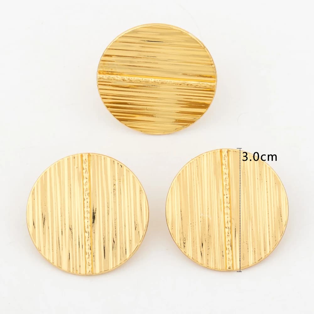 Fashion Jewelry Set Dubai Gold Color Luxury Flower Shape Adjustable Ring Round Earrings For Women Wedding Party Gifts Daily Wear