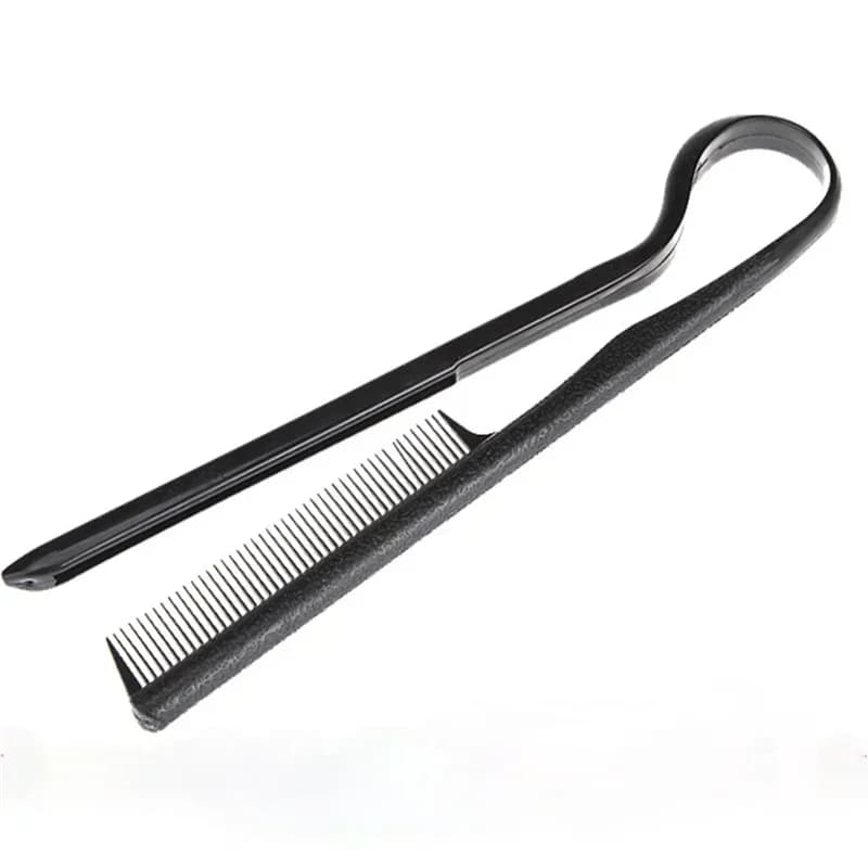 1PC Useful Hair Straighten Salon Comb Hairdressing Smooth Tool Hold Tongs Hair Styling Tools for Women Hair Brush Straightener