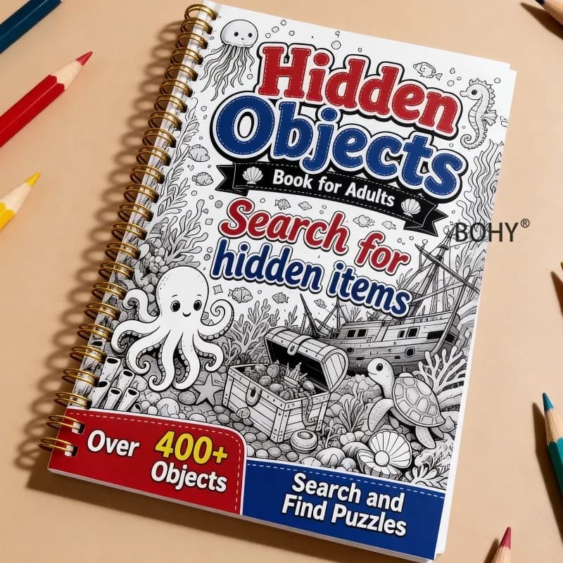 Adult Stress Relief Puzzle Game Book