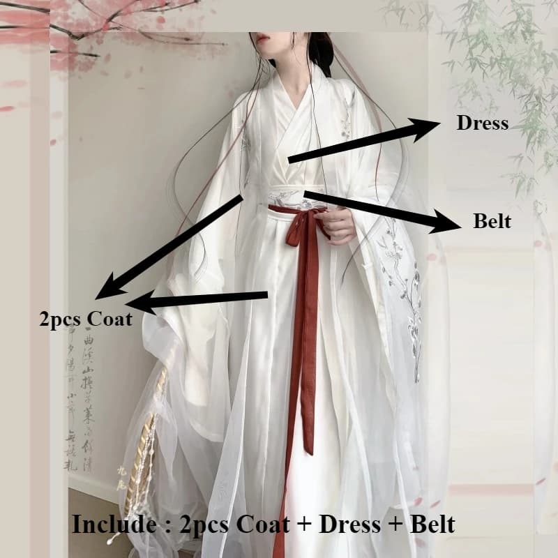 Women's Hanfu Ancient Princess Dress Costume