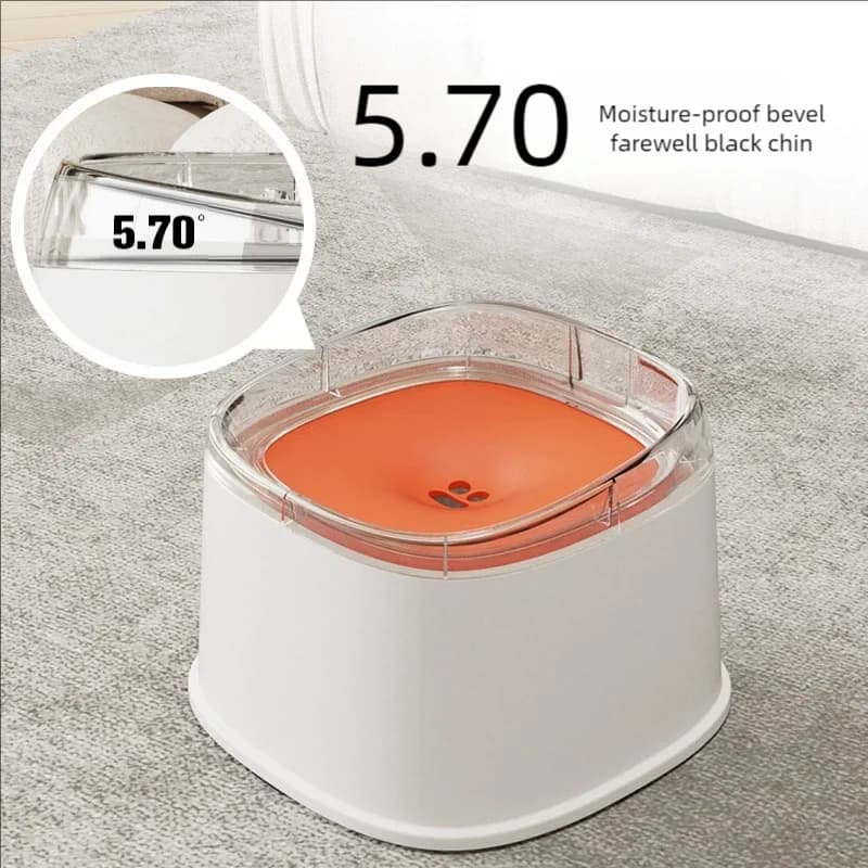 Floating Pet Water Bowl with Anti-Splash Design