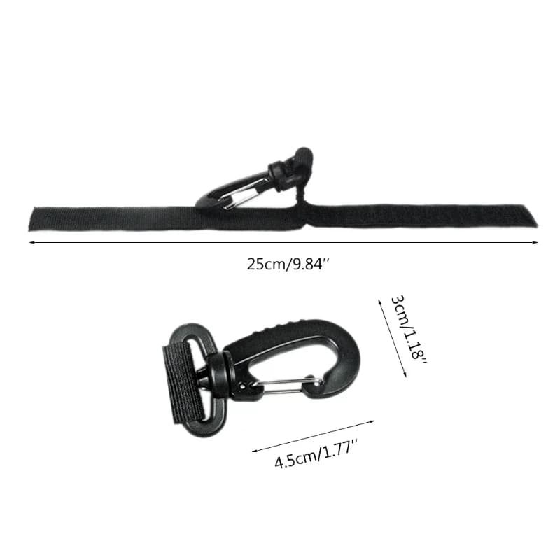 Kayak Paddle Holder Webbing Clip 2-Pack