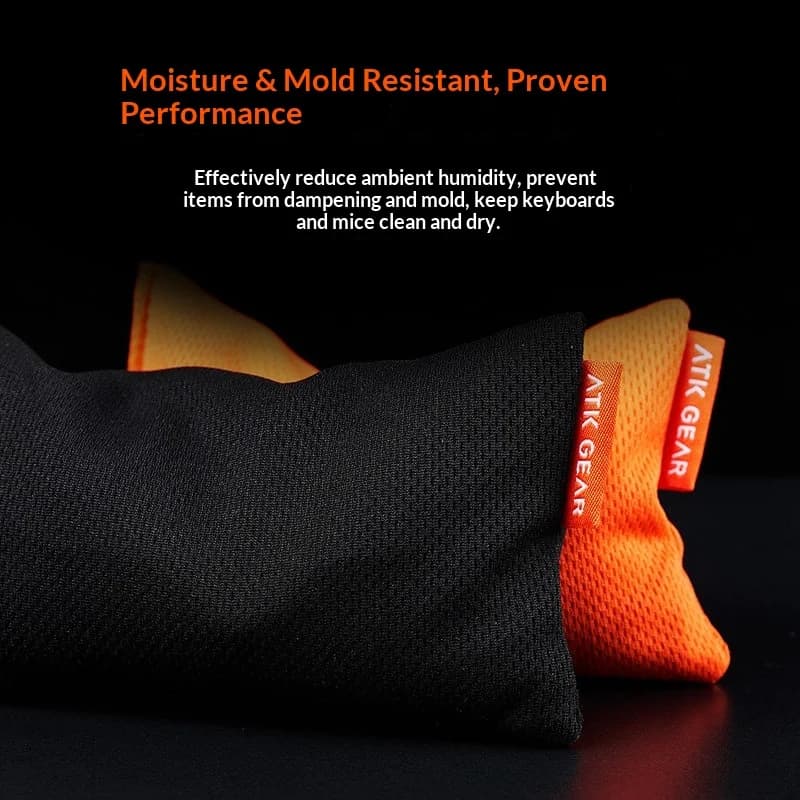 ATK GEAR E‑Sport Hand Sweat Bag Dry Grip Pouch Anti‑Sweat For Competitive Gaming Reduce Sweaty Hands For FPS Gamers