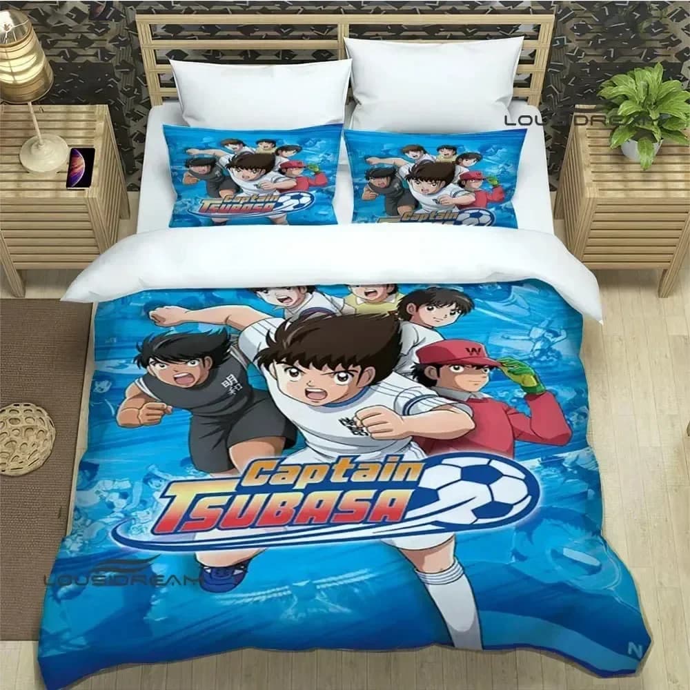 Captain Tsubasa Cartoon Bedding Set