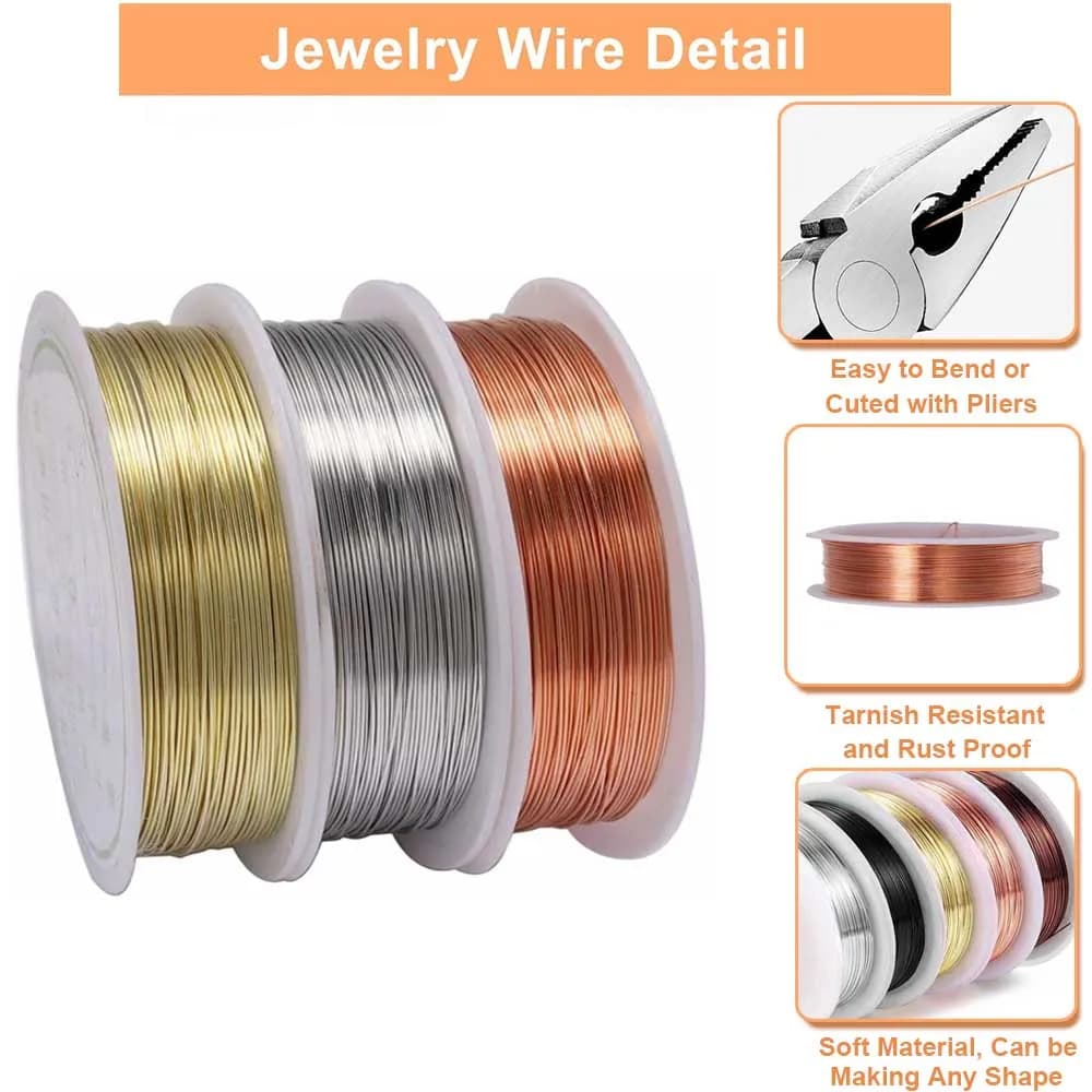 Brass Beading Wire for Jewelry Making
