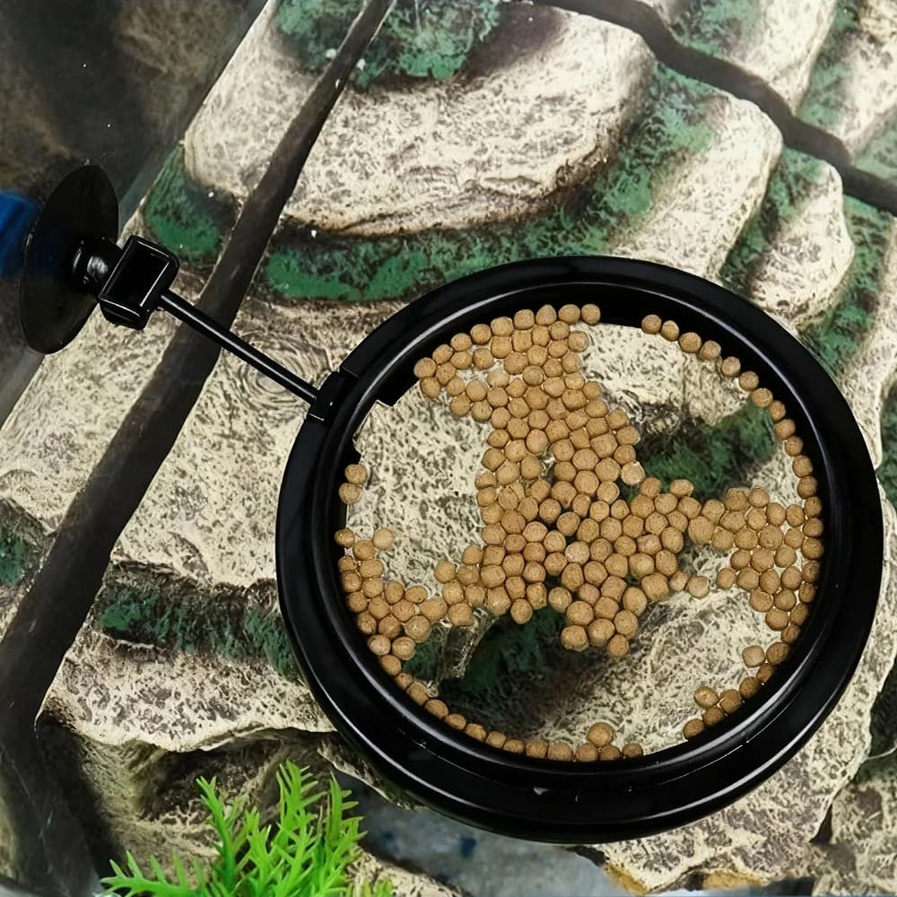 Aquarium Floating Feeding Ring with Suction Cup