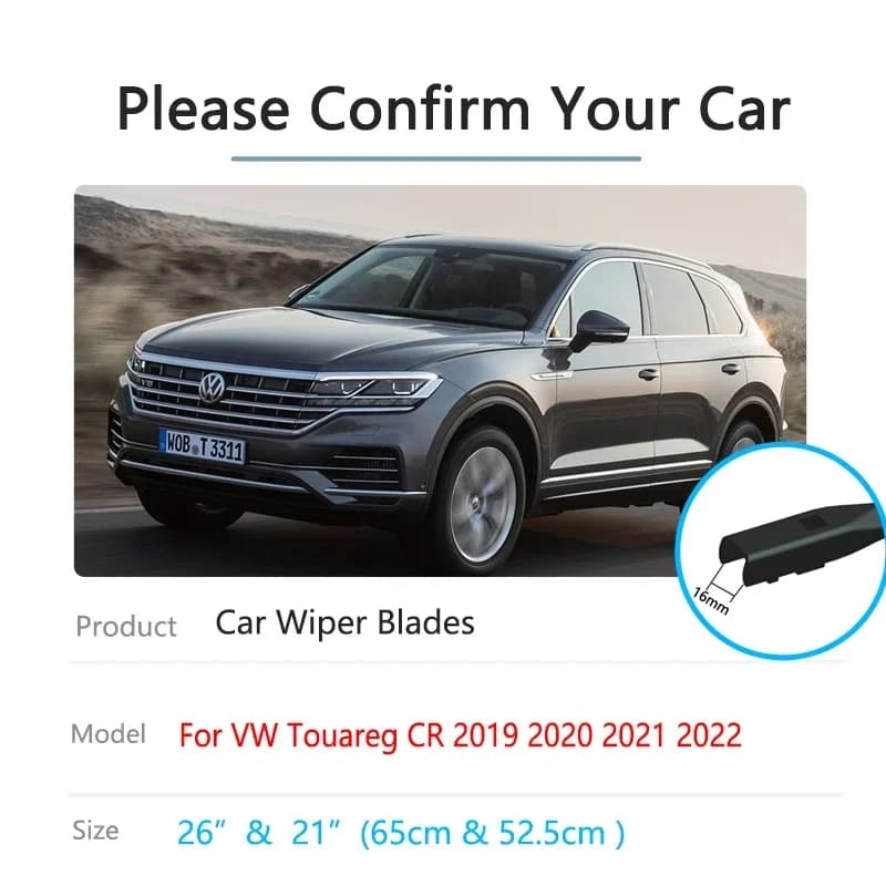 Wiper Blades for VW Touareg CR 2019-2022