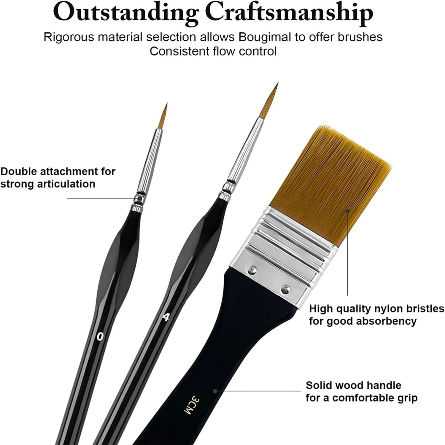 Acrylic Paint Brush Set, 28/32 Piece