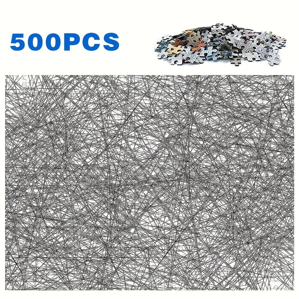 Adult Black and White Jigsaw Puzzle