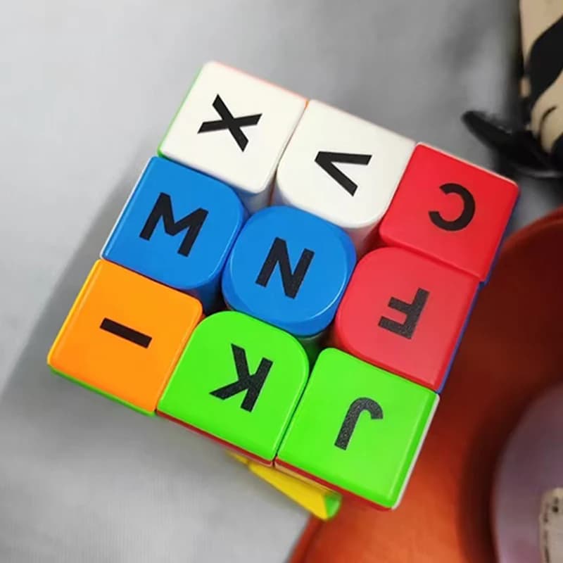 Sudoku Number Letter Puzzle Cube 3x3