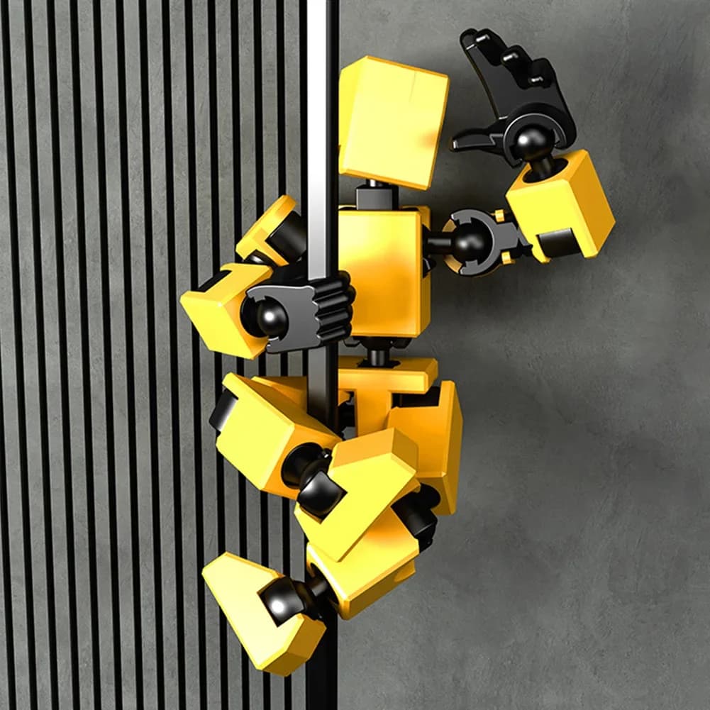13-Piece Robot Action Figure Set with Accessories