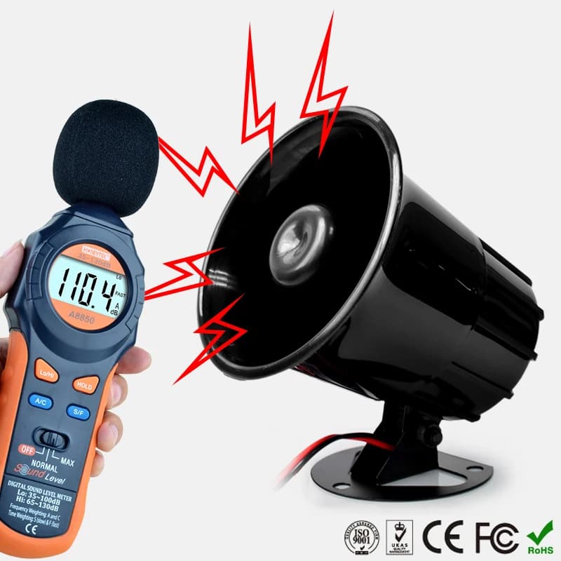 12V Outdoor Alarm Siren Speaker 110dB
