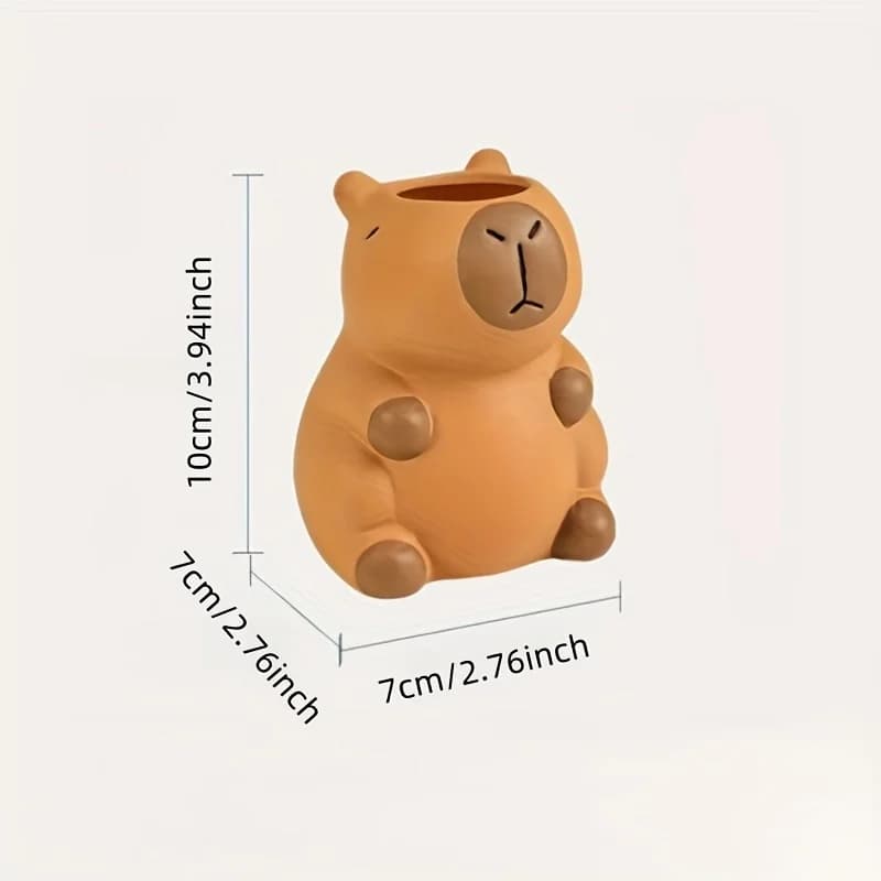 Capybara Desk Pen and Makeup Brush Holder