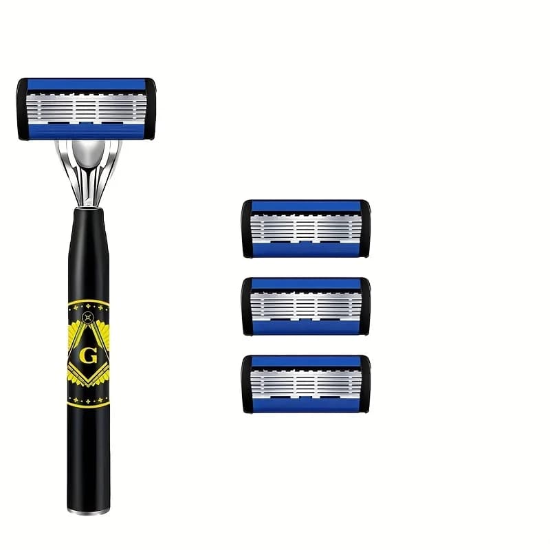 Men's Safety Razor with Anti-Slip Handle