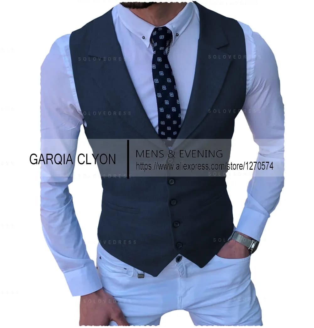 Men's Classic Single Breasted Vest Waistcoat