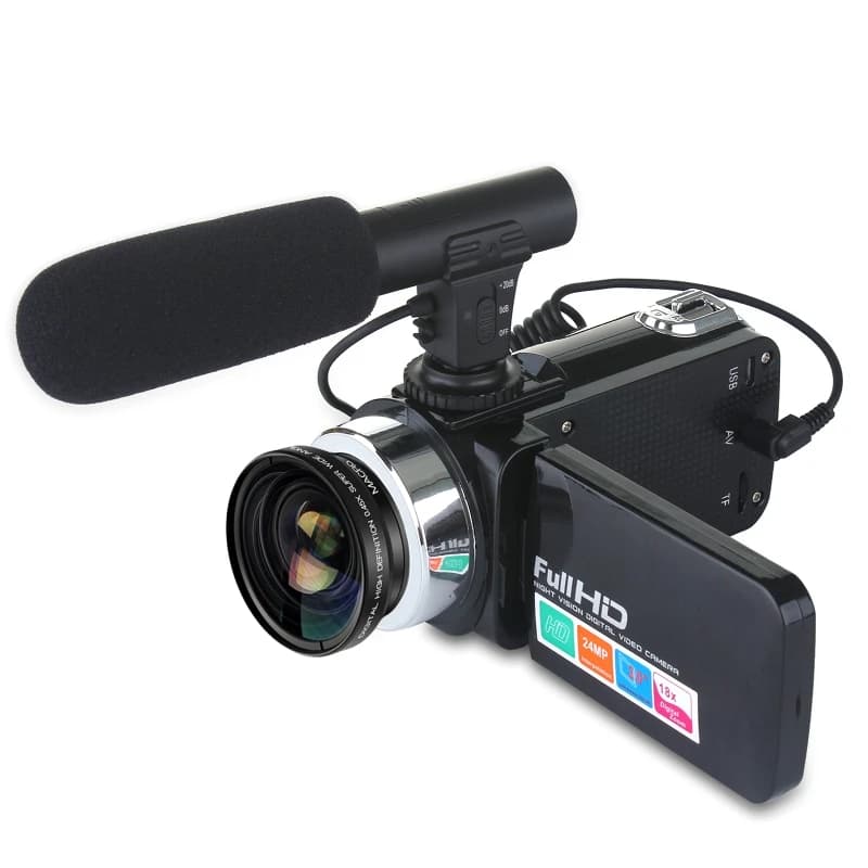 HD Digital Video Camera with 18x Zoom