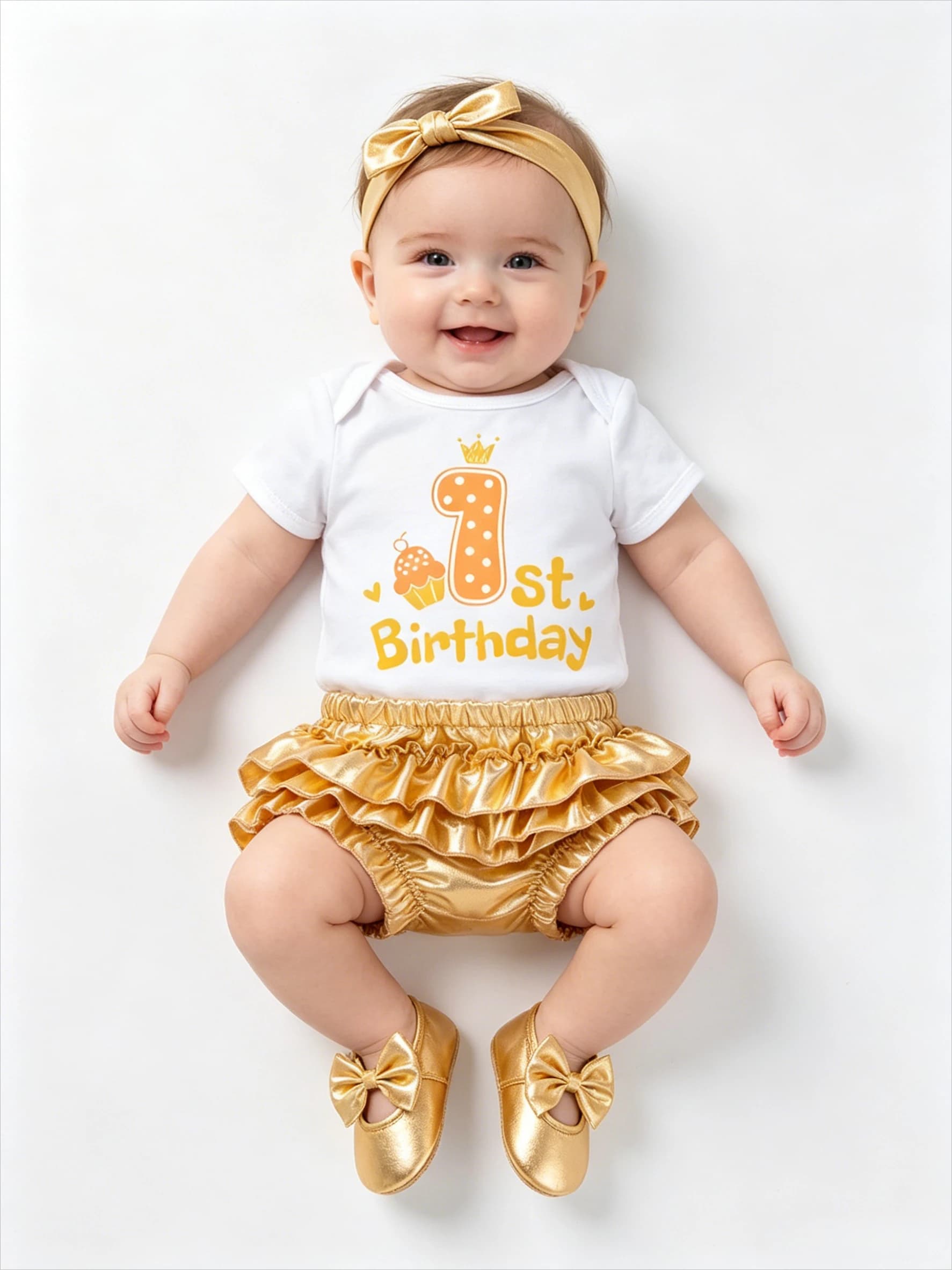 Newborn Baby Clothes Bodysuit For Newborn Top Short-Sleeve One Year Birthday Clothes Baby Girl Kids Rompers Playsuit