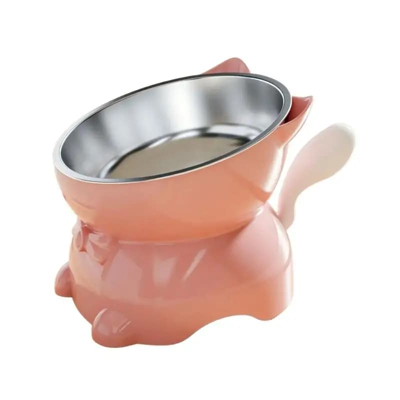 Elevated Stainless Steel Pet Feeding Bowl
