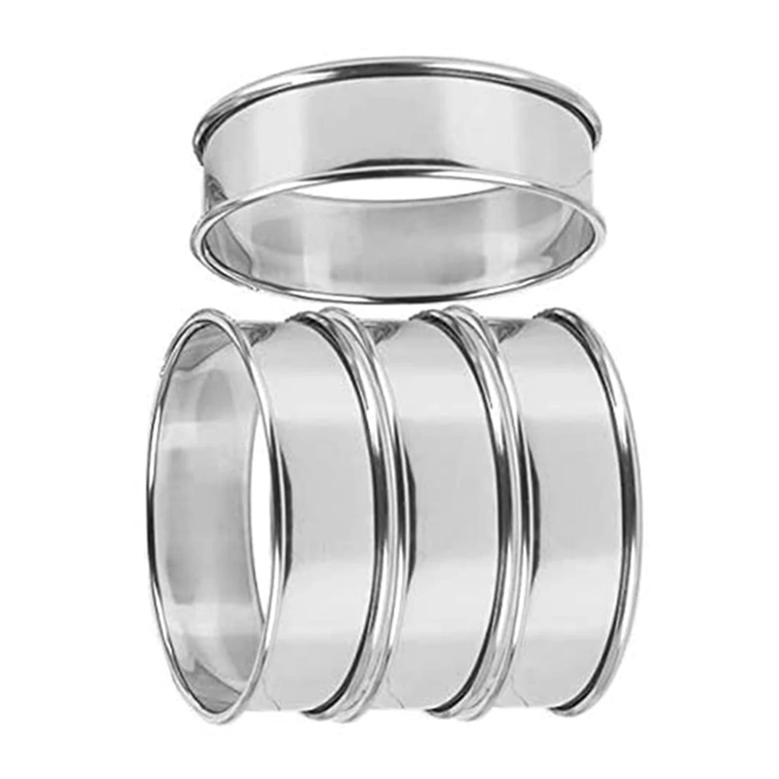 Stainless Steel Muffin and Crumpet Rings