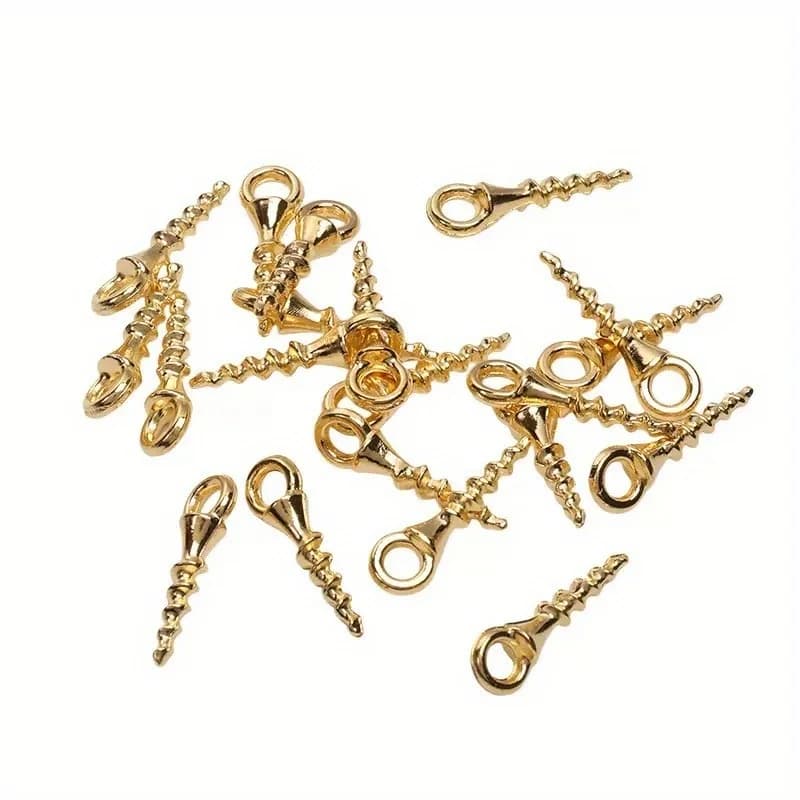 Mini Metal Screws Assortment, 100 Pack