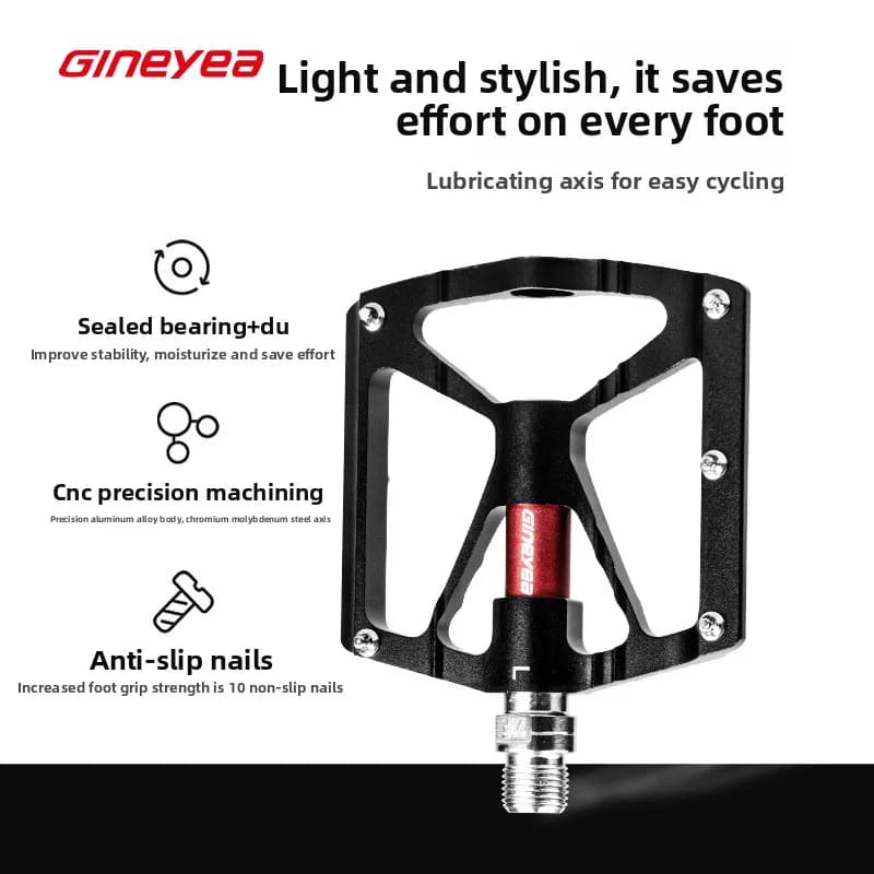 Aluminum Alloy Flat Platform Bicycle Pedals
