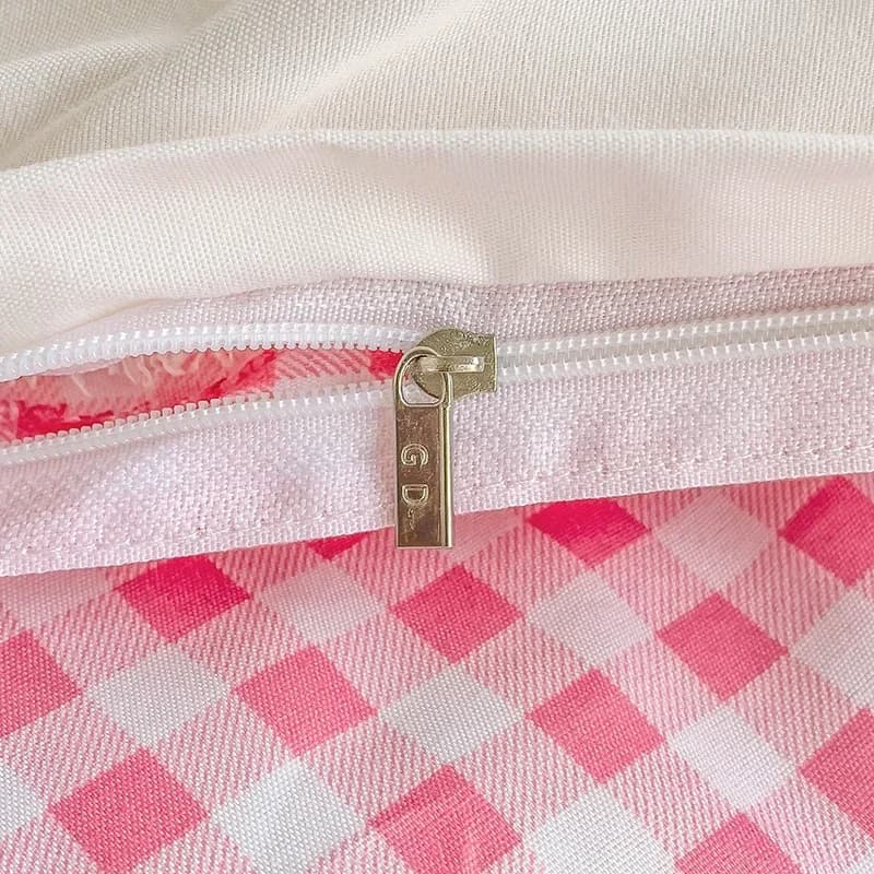 Cartoon Style Bed Sheet Set For Kids Cute Bunny Printed Bedding Set Breathable Durable постельное белье 이불세트 Queen/King Bedding