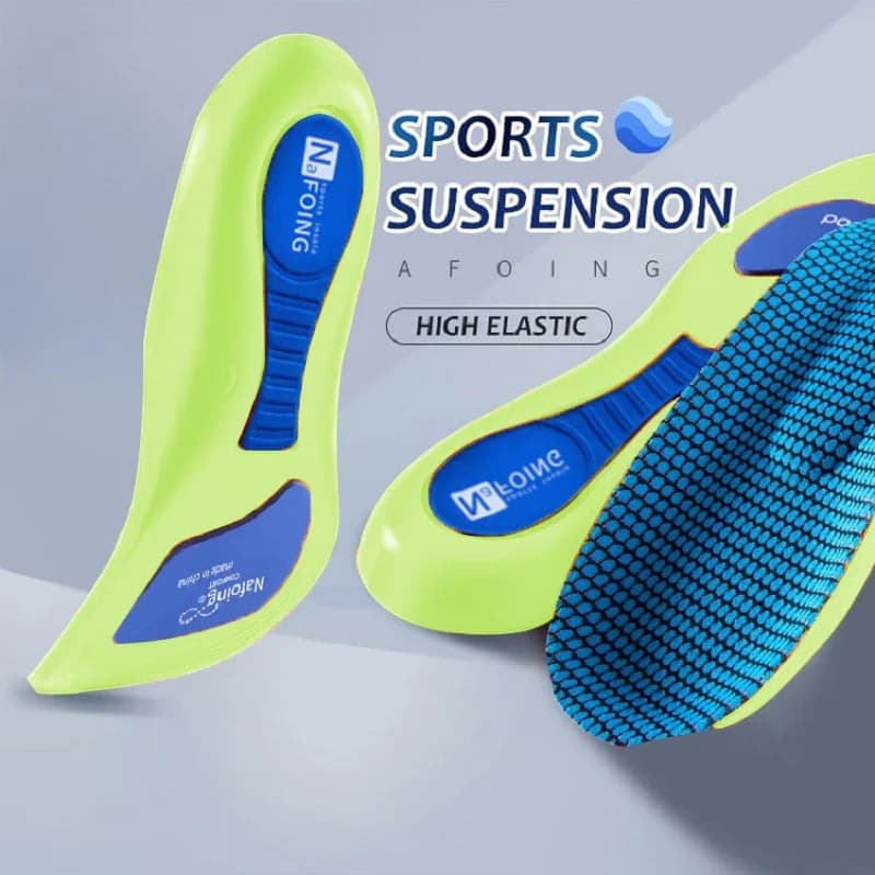 Orthopedic Insoles for Feet Sport Shock-absorbing Insole for Shoes Arch Support Plantar Fasciitis Templates Pads Men Women Sole