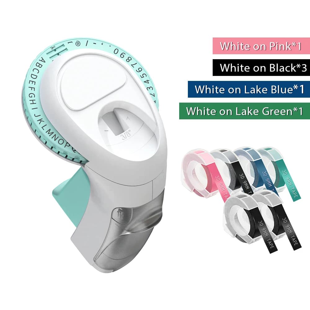 Embossing Label Maker with Tape Cartridges