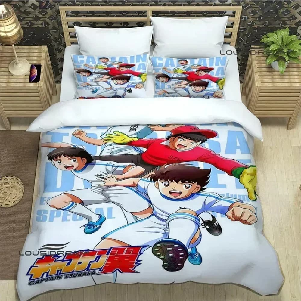 Captain Tsubasa Cartoon Bedding Set